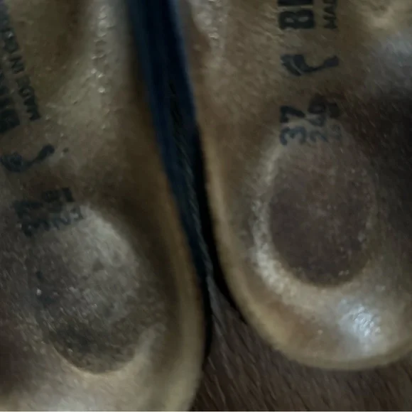 Birkenstock Navy Arizona Sandals - Picture 4 of 5